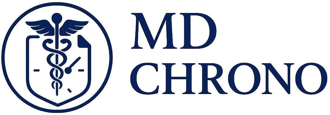 Smart Organized Medical Records Protected By HIPAA / MDChrono.com